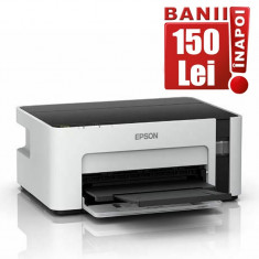 Imprimanta inkjet monocrom EcoTank Epson M1120, USB Wi-Fi, A4, sistem CISS foto