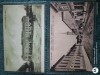 Regalitate Romania, grup doua carti postale Caransebesul Vechi, STRADA PRINCIPALA si Pavilionul ofiteresc, Circulata, Printata
