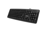 Tastatura Spacer SPKB-S62, Negru, Wired, USB, QWERTY, Multimedia, NumPad, Anti-Ghosting, Windows/Mac/Android/iOS
