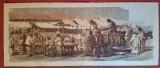 Cromolitografie din albumul "Bucurestii in 1869" de A. Preziosi