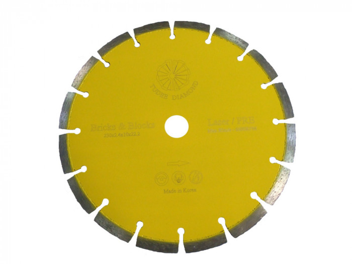 Disc diamantat debitare materiale de constructii Tudee 180x22.2mm