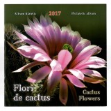 Album filatelic - Flori de cactus (bilingv) 2017