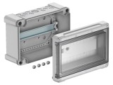 Carcasă pentru aparatură modulară IP66, 12 module, gri deschis