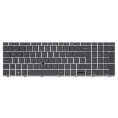Tastatura Laptop, HP, Zbook Fury 15 G7, iluminata, layout UK foto