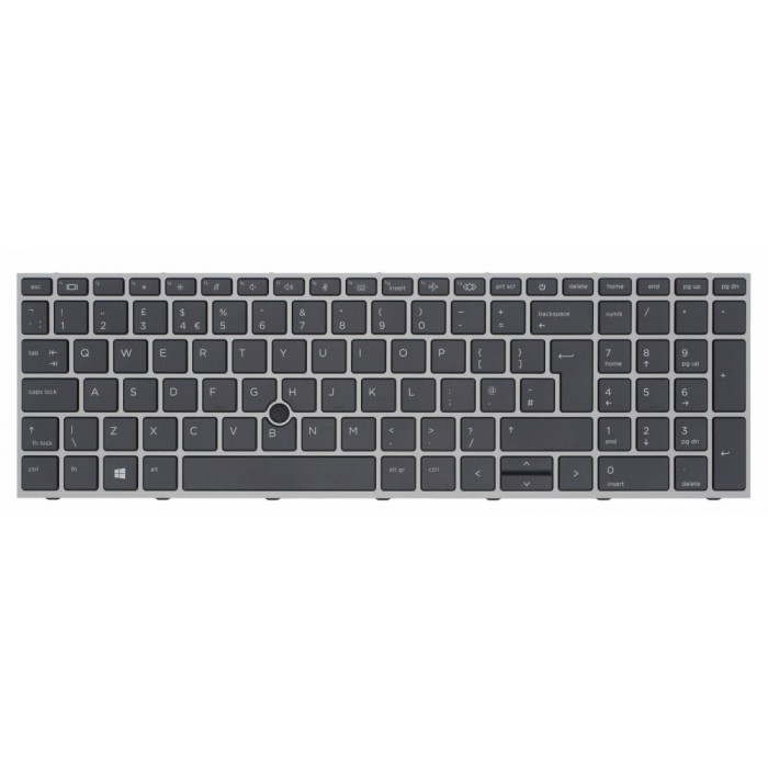 Tastatura Laptop, HP, Zbook Fury 15 G7, iluminata, layout UK