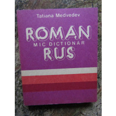 MIC DICTIONAR RUS ROMAN-TATIANA MEDVEDEV