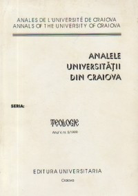 Analele Universitatii din Craiova, Seria Teologie, Nr. 5/1999
