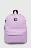 Vans rucsac culoarea violet, mare, cu imprimeu