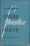 HST C883 Opere filozofice alese Volumul I Estetică 1958 Cernișevski