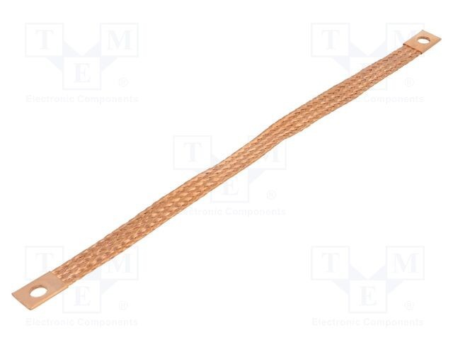 Trese bandă de &icirc;mpăm&acirc;ntare 16mm2 &Oslash;1: 9mm &Oslash;2: 9mm 120A L: 0,33m