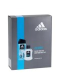 Set cadou Adidas Ice Dive (Apa de toaleta 100 ml + Gel de dus 250 ml), pentru barbati