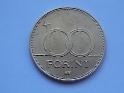 100 FORINT 1995 UNGARIA foto