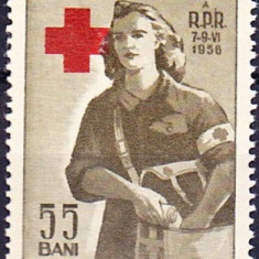B2096 - Romania 1956 - Crucea Rosie.neuzat,perfecta stare