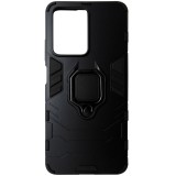 Husa spate Armor cu inel, neagra, pentru Xiaomi Redmi Note 12 Pro 5G, Poco X5 Pro