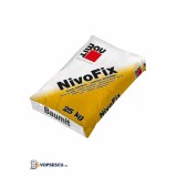 Adeziv pulverulent pe bază de ciment pentru lipirea plăcilor termoizolante din polistiren expandat si vata minerala, Baumit NivoFix 25 Kg