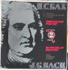 Disc vinil, LP. The Well Tempered Clavier, Part II. SETBOX 3 DISCURI VINIL-Johann Sebastian Bach, Svyatosla-243453
