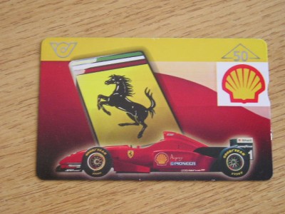B12 31 - Card comercial - Shell - piesa de colectie foto