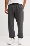 The North Face pantaloni de trening din bumbac Expedition Celebration culoarea gri, cu imprimeu, NF0A8E3ERHI1