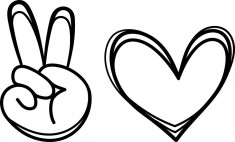 Sticker Auto, Pace, 30 cm, 12248ST-12 foto