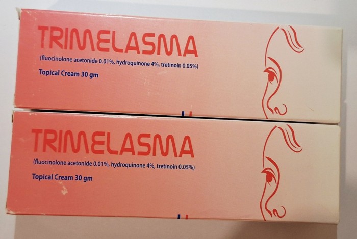 TRIMELASMA 4%, 30 grame, riduri acnee vergeturi retinol melasma hidrochinona expigment