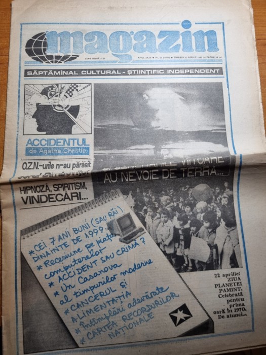 ziarul magazin 25 aprilie 1992