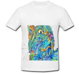 Cumpara ieftin Tricou &quot; Cat psychedelic &quot;