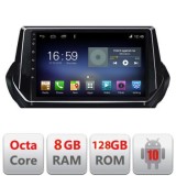Navigatie Peugeot 2008 2020- Android radio gps internet Octa Core 8+128 LTE Kit-209-2020+EDT-E609 CarStore Technology