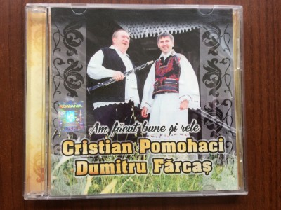 cristian pomohaci dumitru farcas am facut bune si rele cd disc muzica populara foto