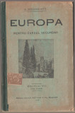 Simion Mehedinti - Europa pentru cursul secundar - Manual, 1916