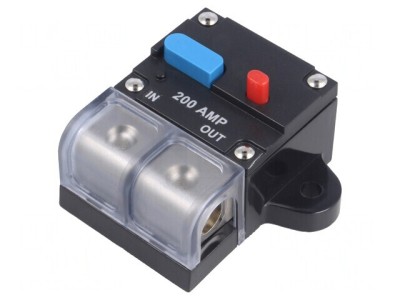 Siguranță automată auto 200A 12-24V neagră foto