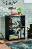 Corp biblioteca, &Ccedil;ilek, Black Small Bookcase, 52x72x28 cm, Multicolor