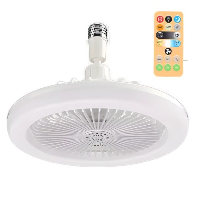 Plafoniera APF&amp;reg; cu Ventilator integrat si Aromaterapie , Utilizare din Telecomanda, Cu 3 Viteze si Lumina Reglabila , Instalare soclu bec E27 foto