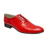 Cumpara ieftin Oferta marimea 44 Pantofi barbati eleganti din piele naturala Enzo Class Rosu