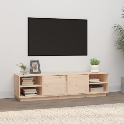 vidaXL Comodă TV, 156x40x40 cm, lemn masiv de pin foto