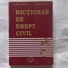 DICTIONAR DE DREPT CIVIL. VOL. I. A-C - MIRCEA N. COSTIN, MIRCEA C. COSTIN