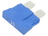 Siguranţă auto 15A 250VAC 58VDC 19mm UNIVAL