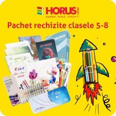 Pachet rechizite școlare, set complet, 25 piese, pentru Clasele 5-8 foto