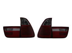 Set stopuri, lampa spate BMW X5 (E53), 01.1999-10.2006, partea stanga, LED; rosu, fumuriu; TUNING,