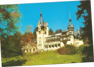 carte postala-SINAIA+ Muzeul Peles foto