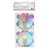 Forme Unghii Unică Folosință, Set 60 Bucăți, Multicolor, Oem