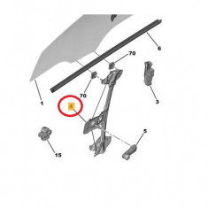 Macara geam fara motoras Peugeot 301, 01.2013-01.2017, Fata partea Dreapta Cod 9674412380, Aftermarket