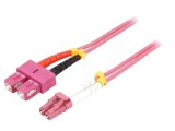 Patch Cord Fibra Optica Goobay OM4 LC/UPC-SC/UPC 10m 50/125um LSZH Gri 95948