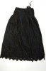 Fusta Dama Neagra Brodata Elastica Talie 60cm Lungime 80cm Casual Boho-Chic Outlet