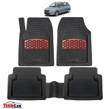 Covorase Skoda Fabia II TeamCar&reg; Tip Tavita Compatibile (2007&ndash;2014) Red, Cauciuc