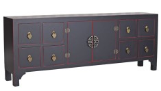 Consola TV exotica neagra MYA042