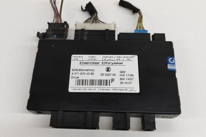 Alt modul de control MERCEDES-BENZ M W164 2007 OEM: A2118704085 29348793
