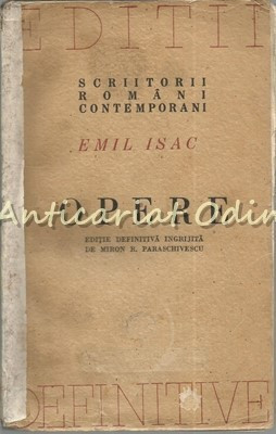 Opere. Poezii. Impresii Si Sensatii Moderne (1908) - Emil Isac - 1946 foto