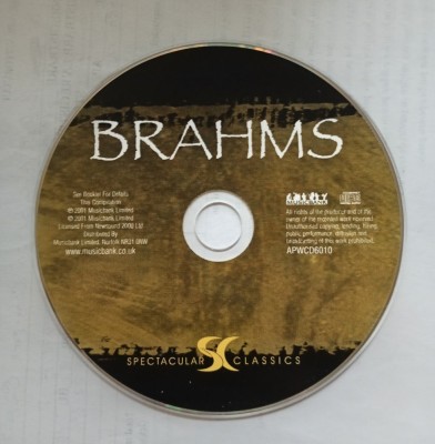 CD JOHANNES BRAHMS foto