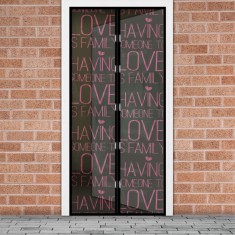 Perdea anti-tantari pt. usi cu inchidere magnetica, 100 x 210 cm - , zLove, foto