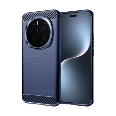 Husa Honor Magic7 Pro Techsuit Carbon Silicone, albastru foto